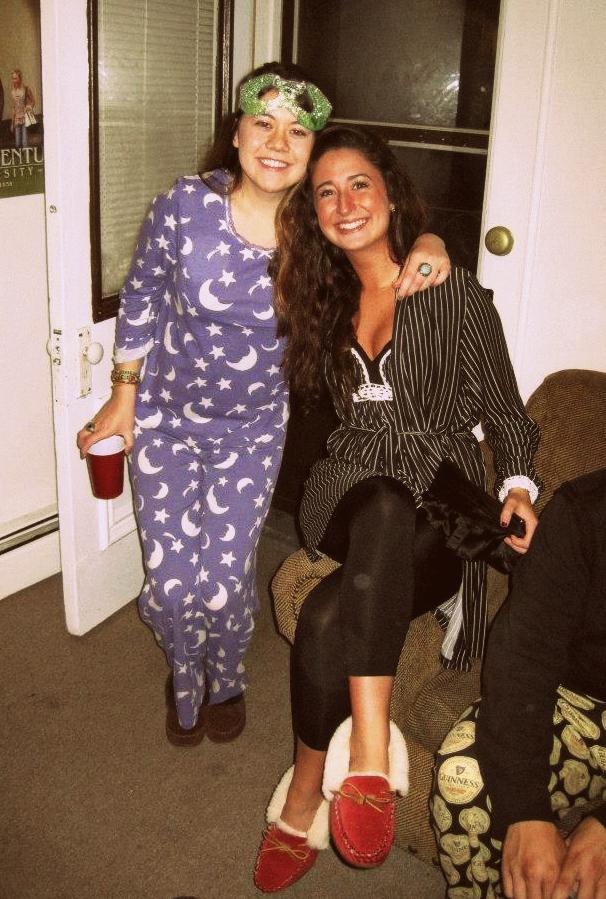 My friend @bucketlistacia had a Pajama Party this weekend! Only in Western, NY can you get away with going out in PJs! 